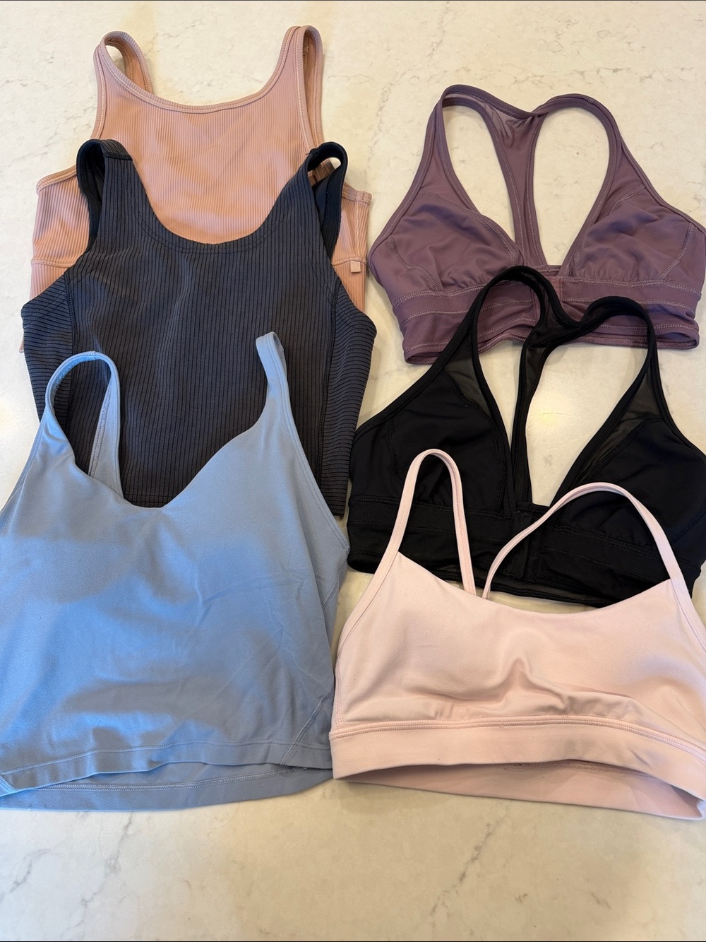 Lululemon bundle 6 tops size 4